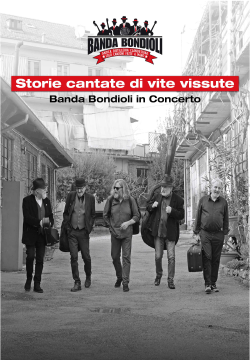 STORIE DI VITA VISSUTE